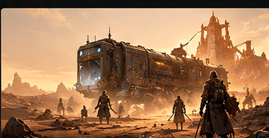 Illustrated desert scout
